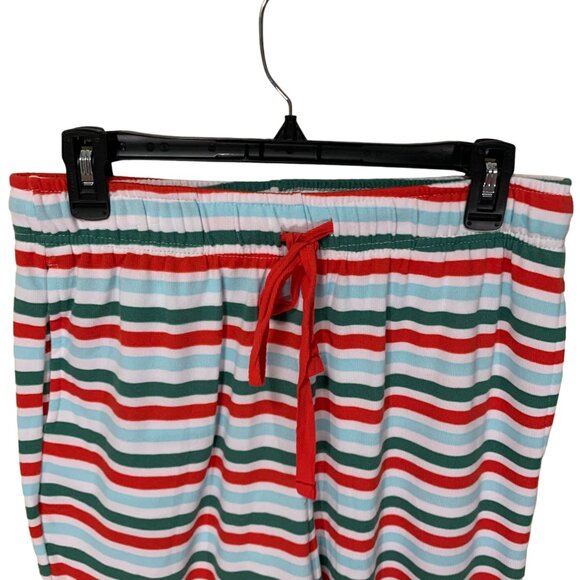 Cuddl Duds Mens Papa Elf Christmas Pajama Top Size M Polyester & Spandex Green & - Picture 9 of 10